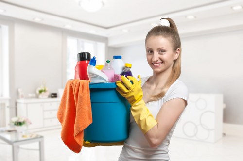 Regular cleaning tasks for kitchens, bathrooms, and floors in SE27 homes